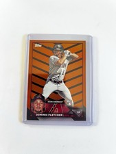 Dominic Fletcher 2023 Topps Update Orange and Black Foil Diamondbacks #US32