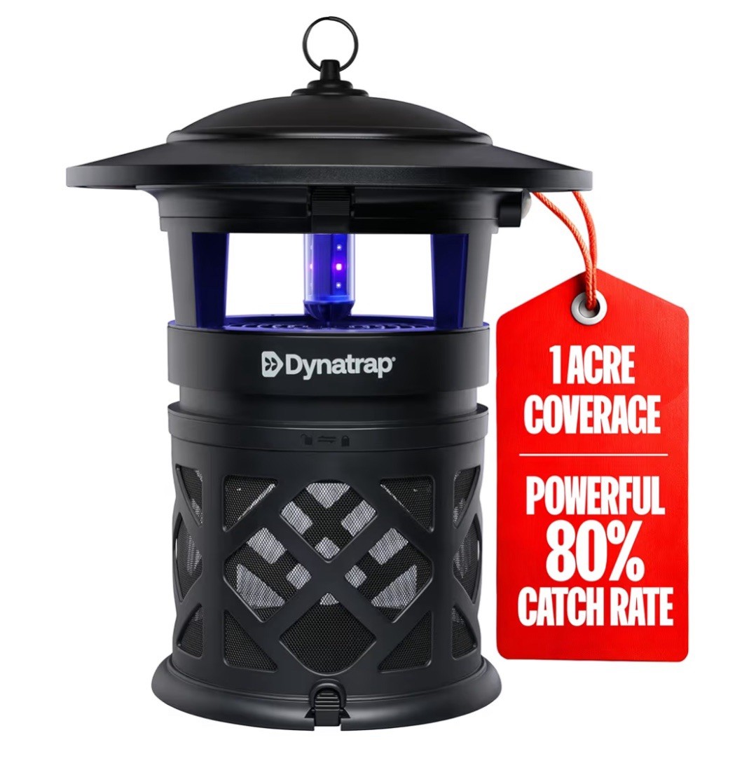 DynaTrap DT2030SR Outdoor Mosquito Lantern Trap Black 1 Acre