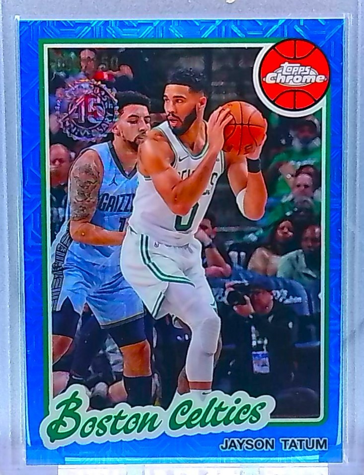 JAYSON TATUM 2025-26 Topps #TC-JT Flagship Blue Mojo Refractor /150 Celtics SP