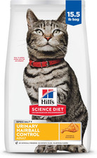 Hill's Science Diet Adult Urinary Hairball Control Chicken Dry Cat Food 15.5lb