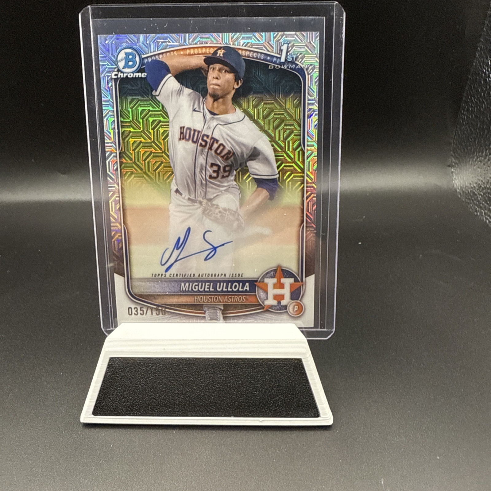 2025 Bowman Chrome 1st Miguel Ullola HTA Refractor Auto 035 /150