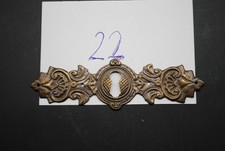 M&ouml;belbeschlag, Schlossblende f&uuml;r Schublade, Messing, Jugendstil, Neu, Nr.22
