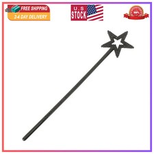 Silver Star Wand 13 Inch Fairy Angel Magic Princess Wand Plated Silver Stick