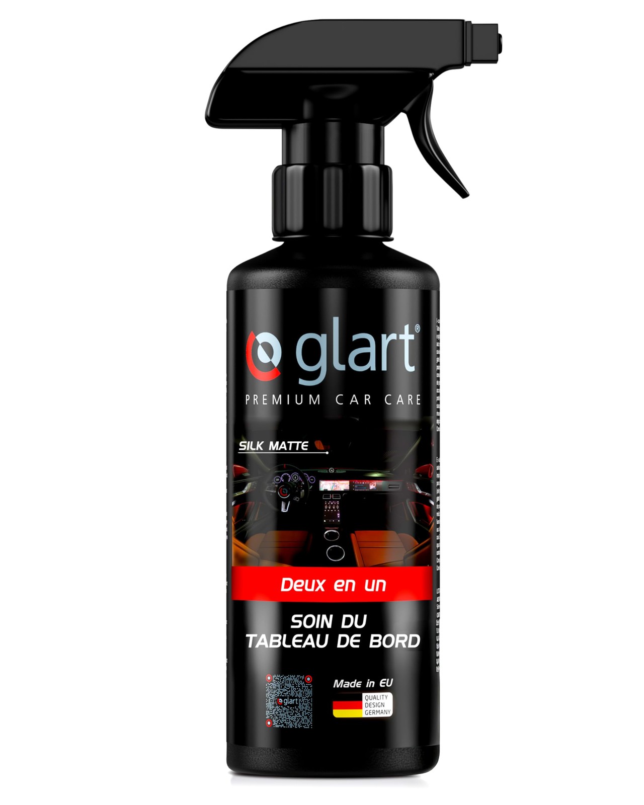 Soin Tableau de Bord Nettoyant Rénovateur 45CP Flacon 500 ml Finition Satinée Plastique Voiture