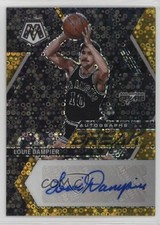 2022 Panini Mosaic Fast Break Gold Prizm 6/10 Louie Dampier #FB-DAM Auto HOF 7o6