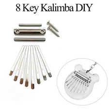 Kalimba 8 Note Keys Thumb Piano Screws, Saddle, Replacement Kit DIY Accessories