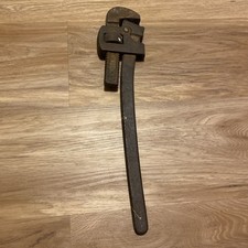 Vintage IDOL 14" Pipe Wrench USA Made Adjustable Steel Plumbing Tool