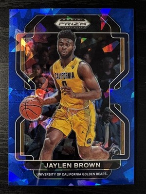  2022-23 Panini Prizm Draft Picks Jaylen Brown #22 Purple Ice Prizm /99 