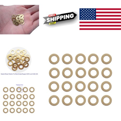 #ad #ad EDC Pocket Knife Brass Washer Cushion Pad Ring 20 Pieces for Smooth Operation $27.99