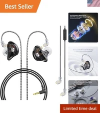 HiFi Sound Bsinger IEM Earbuds with Noise Isolation & Ergonomic Design - 2-Pin