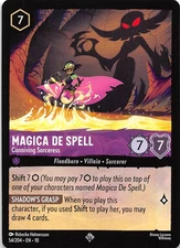Magica De Spell Conniving Sorceress 54/204 Whispers in the Well Lorcana 002957