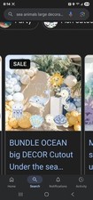 Under the sea cutouts ocean Cutouts cute sea watercolor Cutouts centerpieces sta