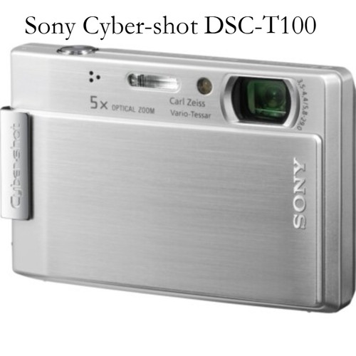 90%New Sony Cyber-shot DSC-T100 Digital Camera Fully Tested W/SD Card Charger