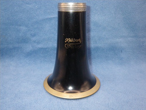 VINTAGE KOHLERT BIXLEY WOOD Bb CLARINET BELL - VGC, NO CRACKS