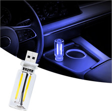 Car USB Night Light Touch Dimmable - 1-Pack Retro LED Filament Lamp for Truck In