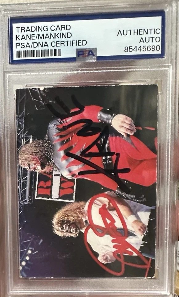 1998 Kane Rookie & Mankind WWF PSA Fresh Slab! - Image 2 of 4