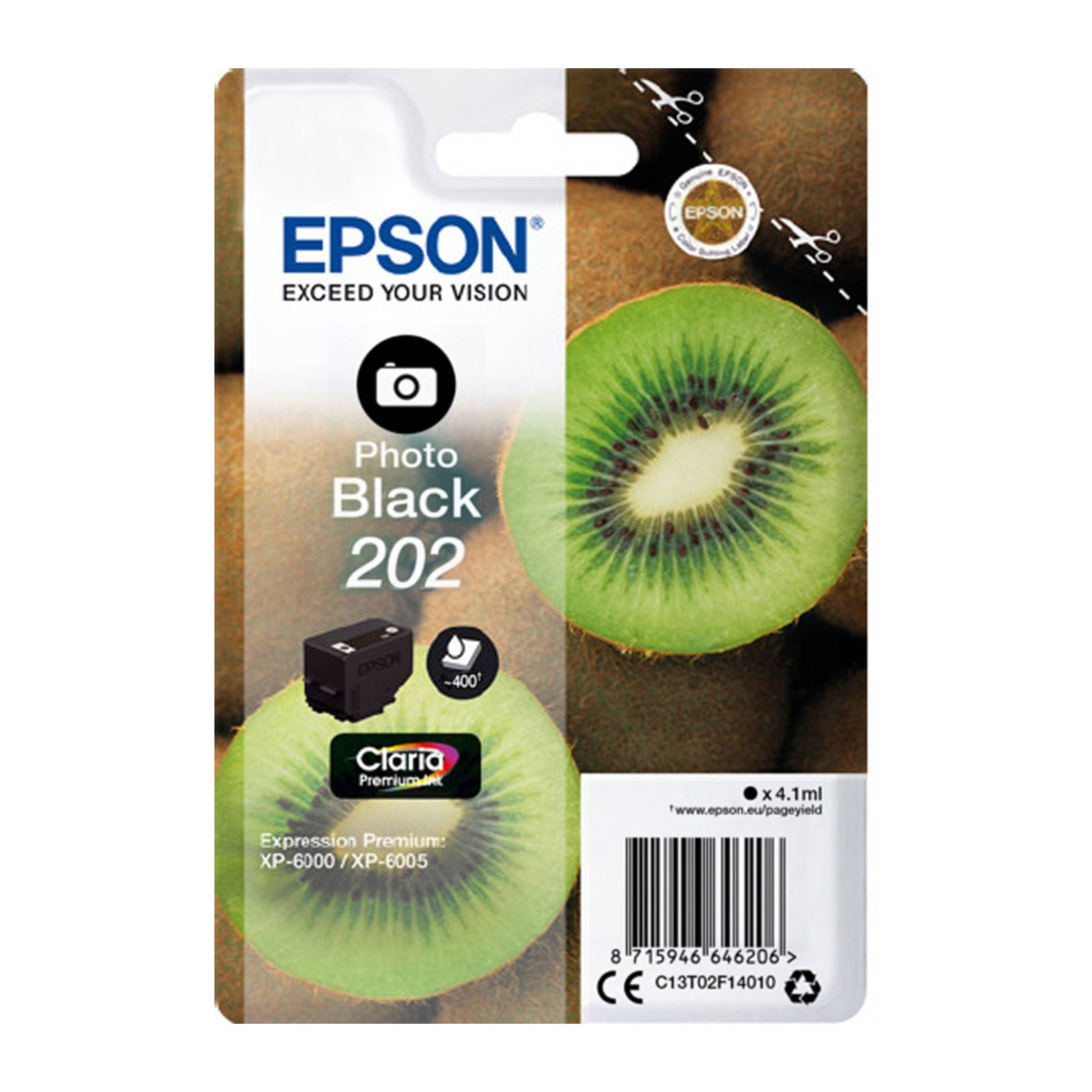 Genuine Epson 202 Photo Black Original Ink Cartridge Expiry 2027 Printer Ink - Image 3
