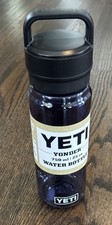 Yeti Yonder Water Bottle w Yonder Chug Cap Navy Blue Clear 25 oz Sports Drink