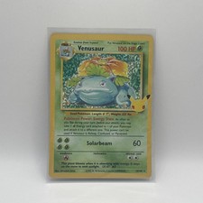 Carta Rara Pokémon TCG Venusaur Holo 15/102 Celebrazioni 25° Anniversario