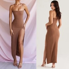 House of CB Jaida Toast Corset Dress NWOT