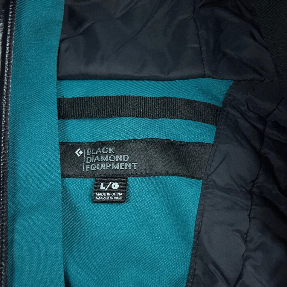 Chaqueta Diamante Negra Mujer Grande Azul Negro Boundary Line Esquí Abrigo Aislante Foto 3 de 4