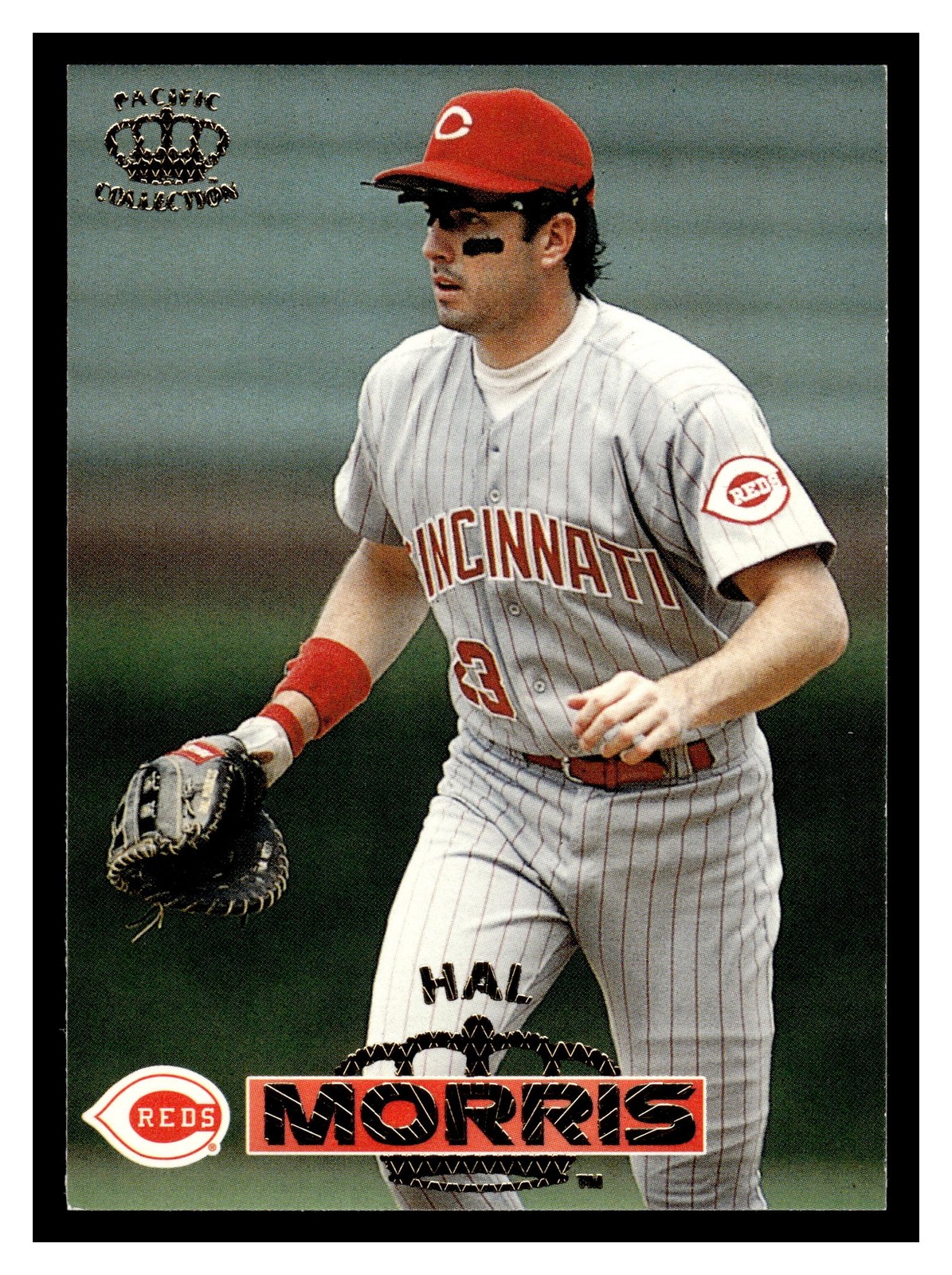 Hal Morris #37 1996 Pacific Crown Collection Cincinnati Reds