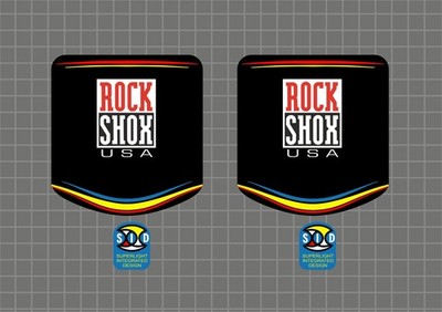 Rock Shox SID 1998 Forks Decals Stickers Graphic Set Vinyl Logo Adhesive