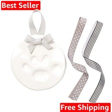 Pet Paw Print Keepsake Ornament Kit - DIY Hanging Clay Keepsake for Dogs  Ca...