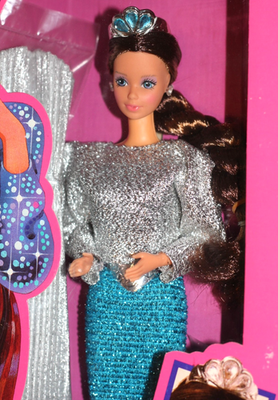 VINTAGE BARBIE DOLL JEWEL SECRETS PRINCESS LAURA RARE MATTEL 3179