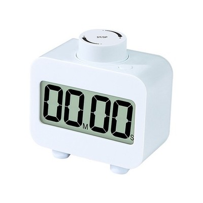 1X(1 Stück Digitale Zeitschaltuhr Visuell Drehbar Küchentimer Klingelt oder Blinkend4508