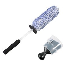 Metal Free Microfiber Wheel Brush,Wheel Cleaner Brush for Wheel and Rim