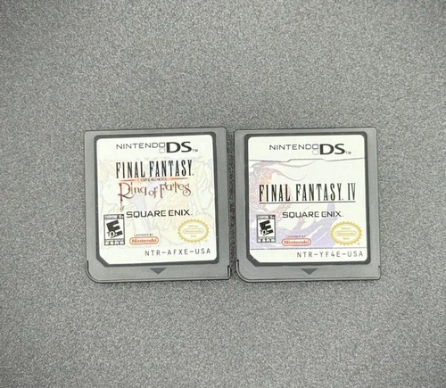 Final Fantasy IV & Final Fantasy Ring Of Fates Bundle! Nintendo DS Authentic