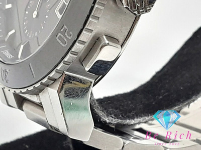 Burberry City Chronograph Watch Date BU9380 Black Silver SS Quartz