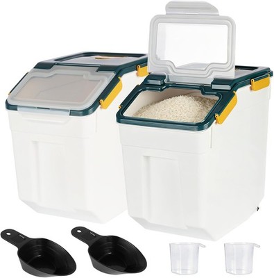 Rice Stora Container 50 lbs Lar Household Flour Sr Containers