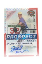 2024 Panini Prospect Edition #156 Jacob Misiorowski Red Power Signatures #/99