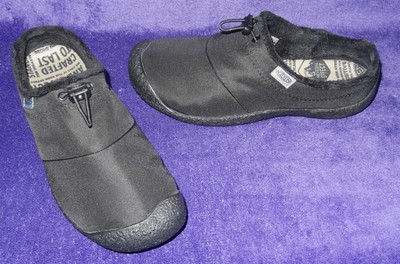 Keen Howser III Slide Hüttenschuhe Hausschuhe Pantoletten schwarz 40,5