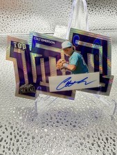 2024 Leaf Metal Baseball Colt Emerson Top 100 Auto 9/9