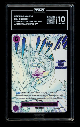 Lightning Dragon (Alternate Art) graded TAG 10 for sale on eBay