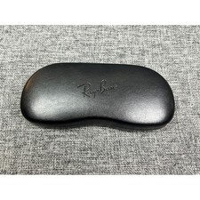 Ray-Ban Black Hard Shell Sunglasses Case with Microfiber Cleaning Cloth Logo