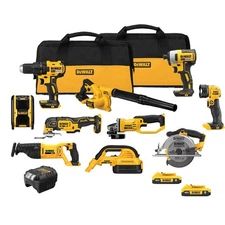 DEWALT DCK1021D2 20V MAX 10-Tool Combo Kit