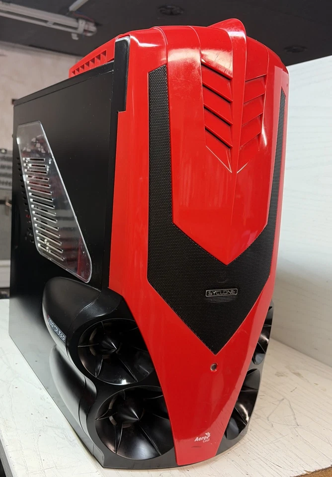 Boîtier PC AeroCool Syclone Star Cruiser Tuning Vintage ATX – Excellent État - Photo 2/4