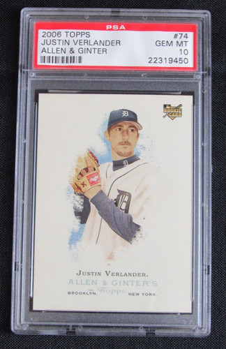 Justin Verlander #74 2006 Topps Allen & Ginter card