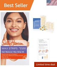 Salon-Quality Home Waxing Kit - 2 Pack of Unscented Wax Strips for Smooth Skin