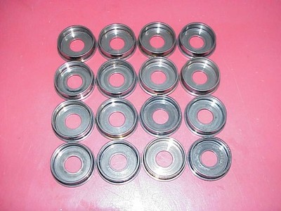 16 Valve Spring Seat Locator Cups 1.495'' O.D.-.1.240'' I.D.-.545'' Hole I.D.