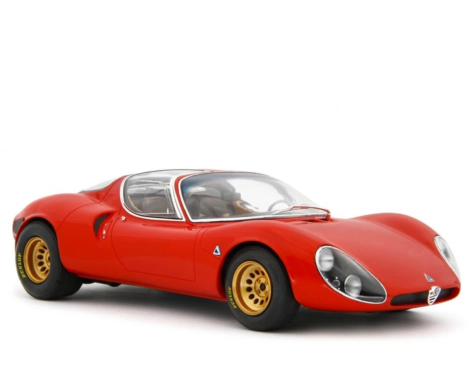 LAUDORACING-MODELS 1:18 Alfa Romeo 33 Coupè Stradale 1° Prot Autodelta LM153A1 - Photo 3/4