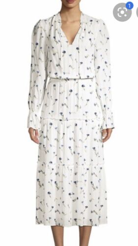 Nwt ! Joie Waneya Floral-print Midi Dress, S, Sold Out Everywhere - Picture 3 of 7