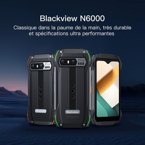 Blackview N6000 16+256Go Téléphone Incassable 4.3pouce Android13 Mini Smartphone - Zdjęcie 3 z 14