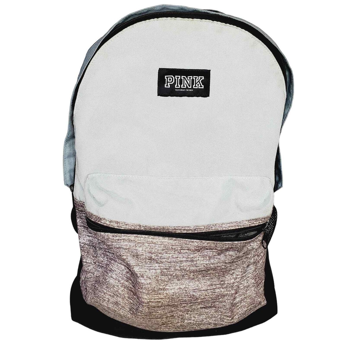 Victoria's Secret Pink Baby Blue Grey Blk Backpack w/ Laptop Pocket  Everyday use