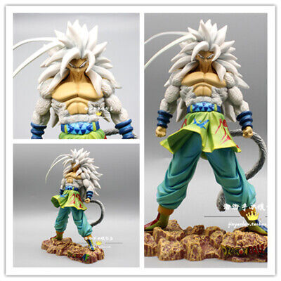 25cm Dragon Ball Z Son Goku Super Saiyan SSJ5 White Hair Ver