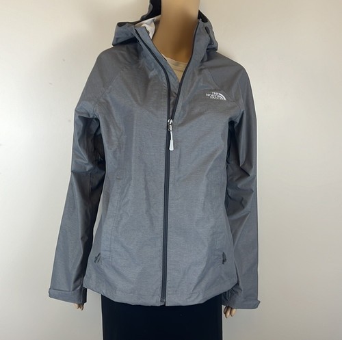The North Face Women's Gray Hooded Jacket Shell S